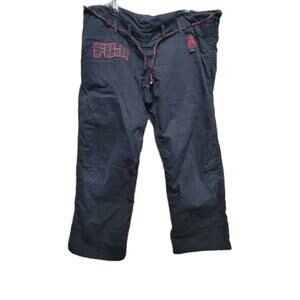 Fuji Pants Mens Small-Large One Size (A3) Jiu Jitsu Martial Arts Black
